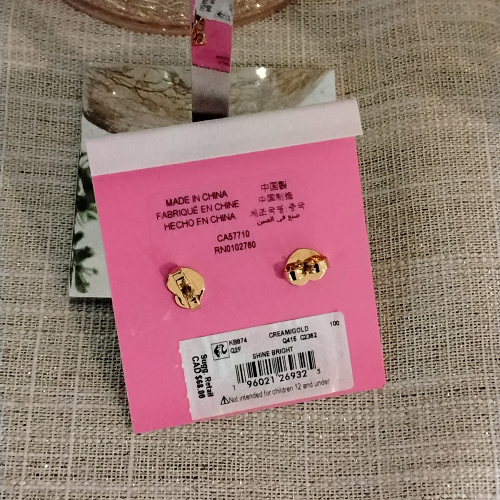 Kate Spade Pearl Stud Earrings - Picture 4 of 5
